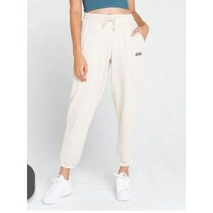 NEW Adidias Originals R.Y.V. Sweatpants Jogger Natural Beige Cuffed Embroidered